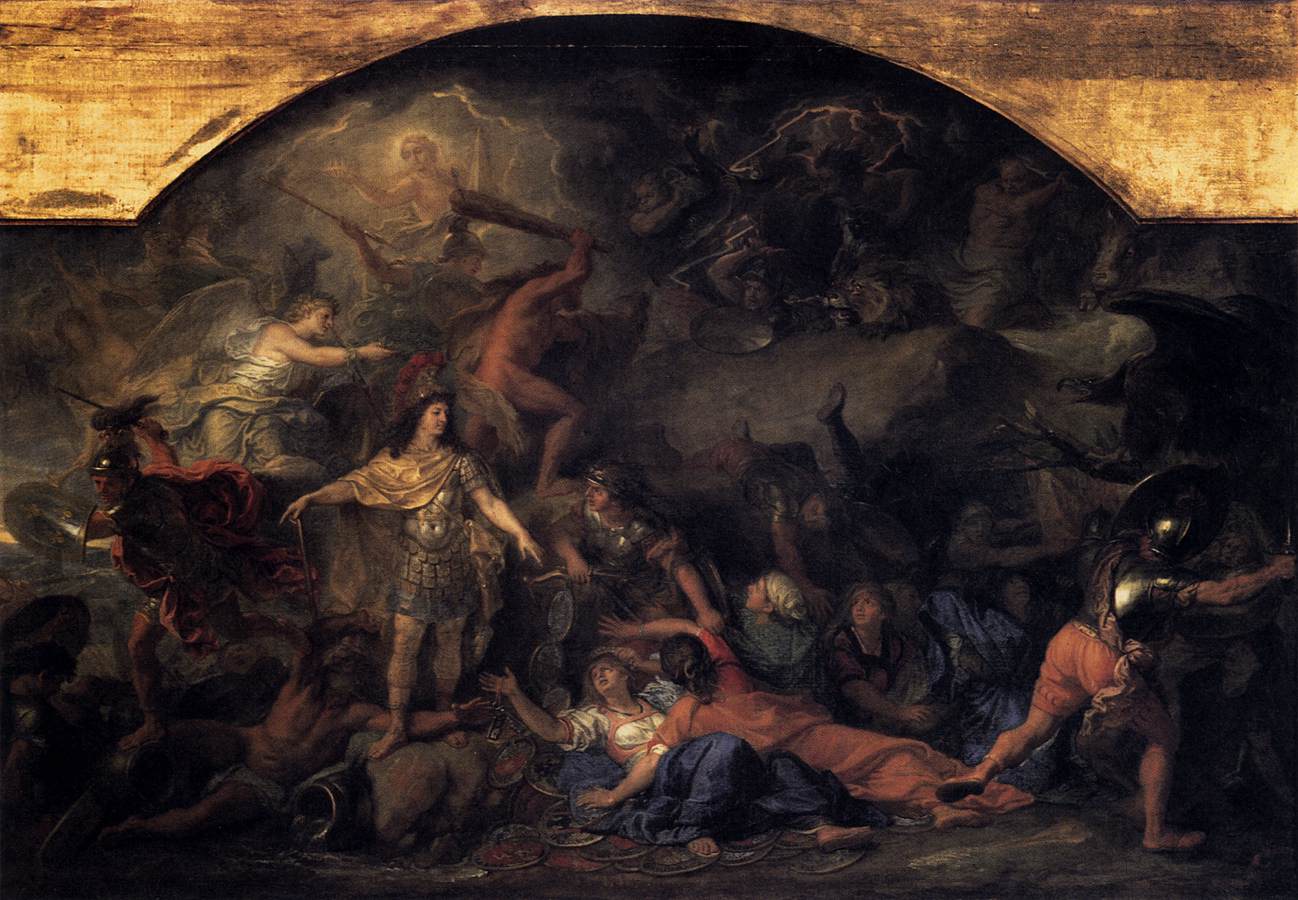 The Conquest of Franche-Comté by LE BRUN, Charles