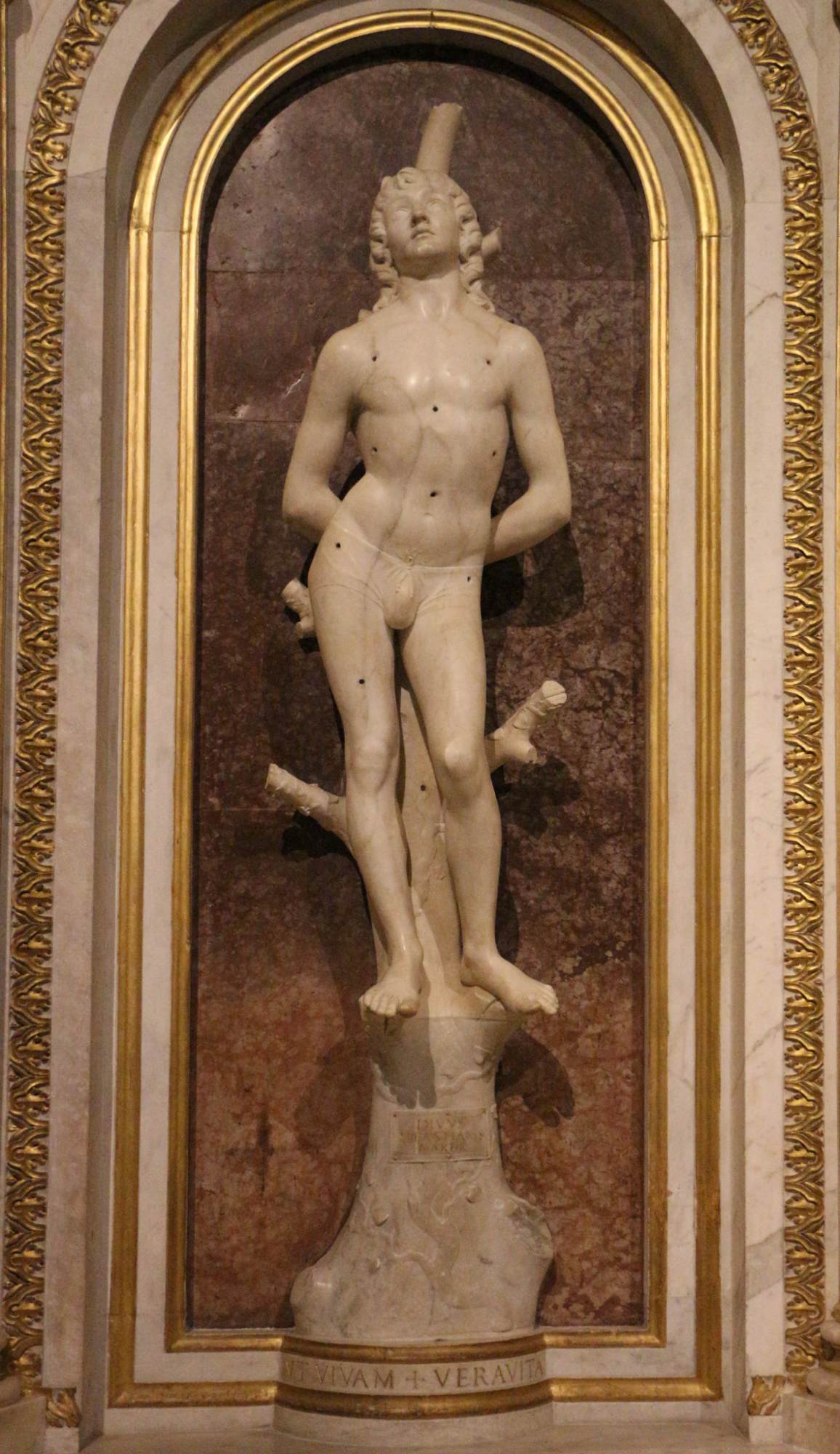 Tempietto del Volto Santo : St Sebastian by CIVITALE, Matteo