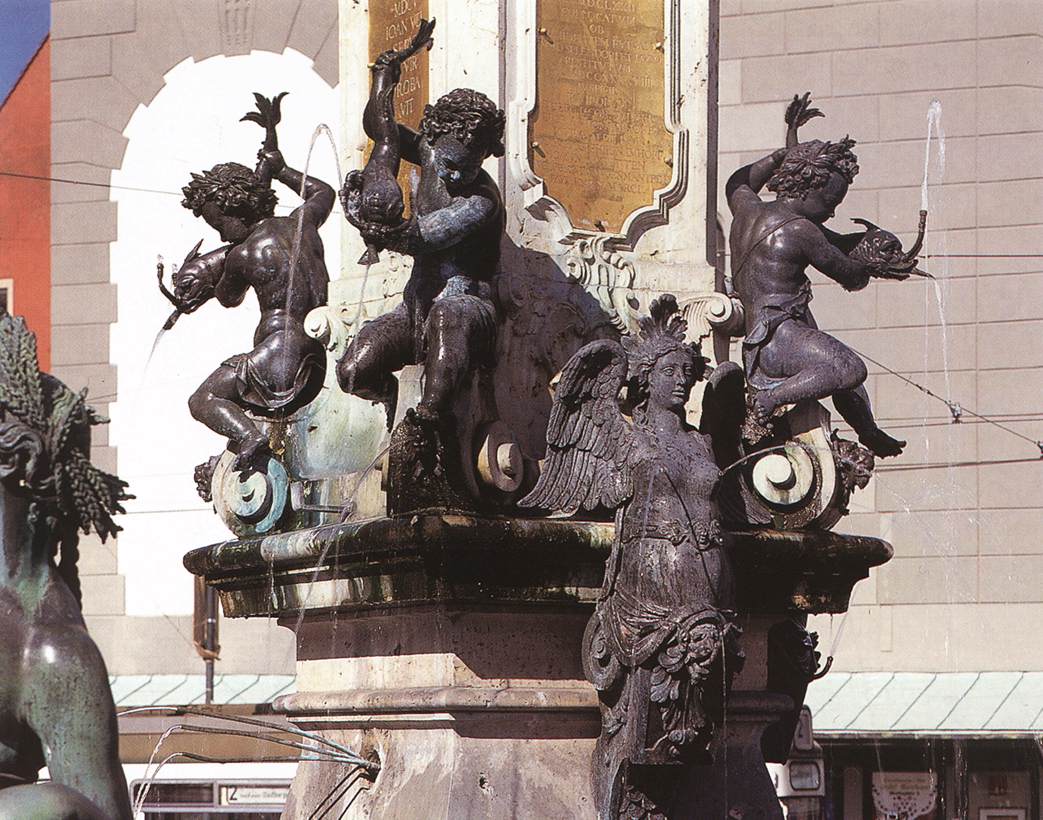 Augustus Fountain (detail) by