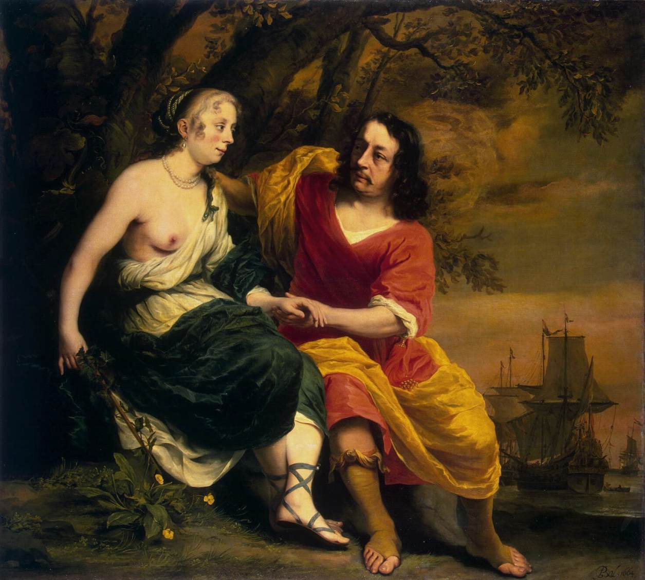 Bacchus and Ariadne by BOL, Ferdinand