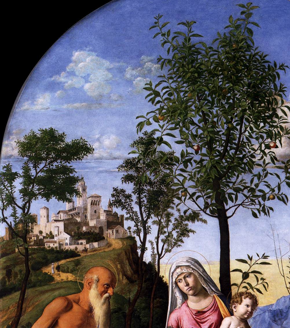 Madonna of the Orange Tree (detail) by CIMA da Conegliano