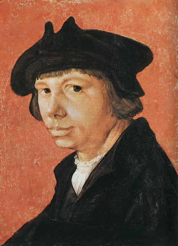 Self-portrait by LEYDEN, Lucas van