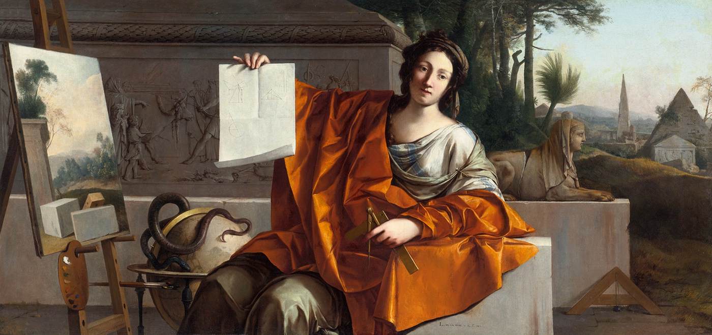 Allegory of Geometry by LA HYRE, Laurent de