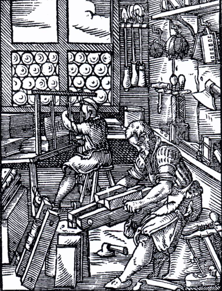 Bookbinding (from the Book of Trades) by