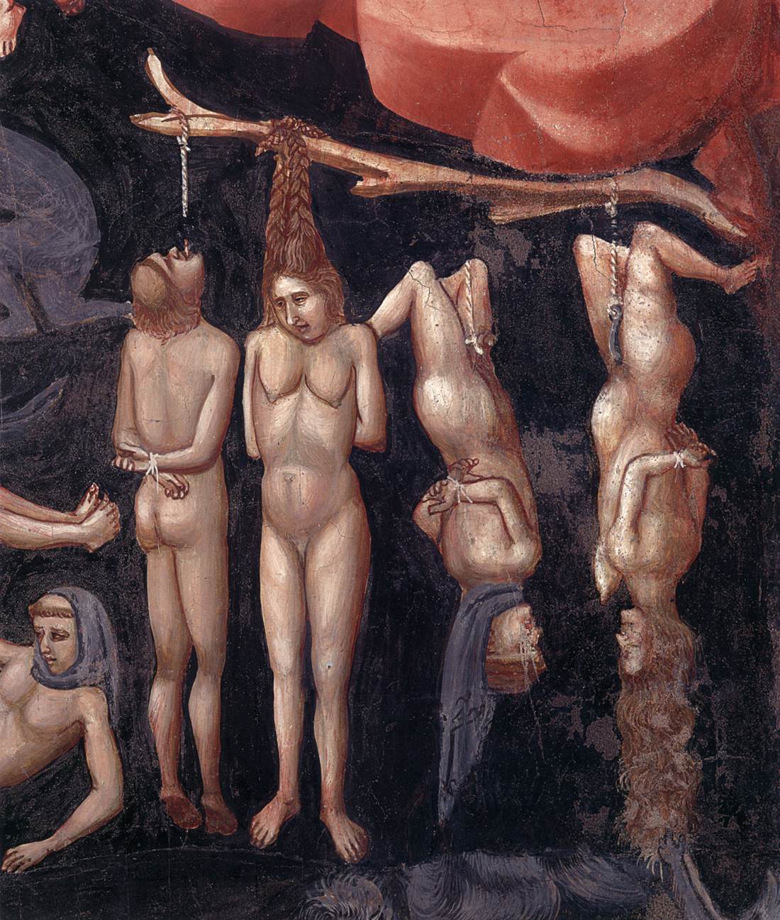 Last Judgment (detail) by GIOTTO di Bondone