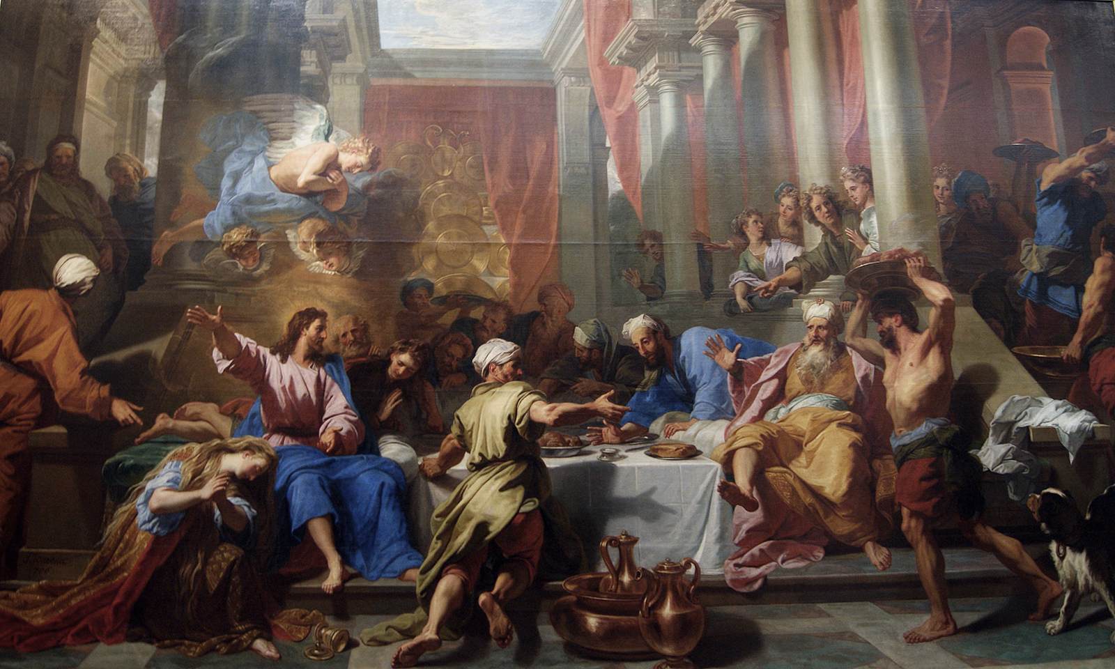 Christ in the House of Simon by JOUVENET, Jean-Baptiste