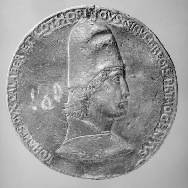 Medal of Jean d'Anjou (obverse) by