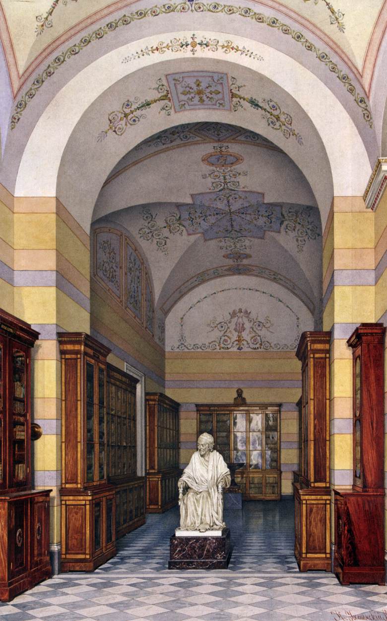 Voltaire's Library in the New Hermitage by UKHTOMSKY, Konstantin Andreyevich