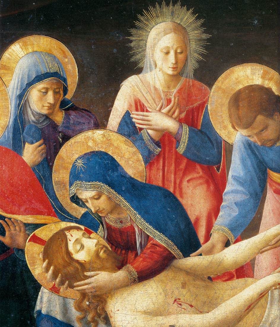 Lamentation over Christ (detail) by ANGELICO, Fra