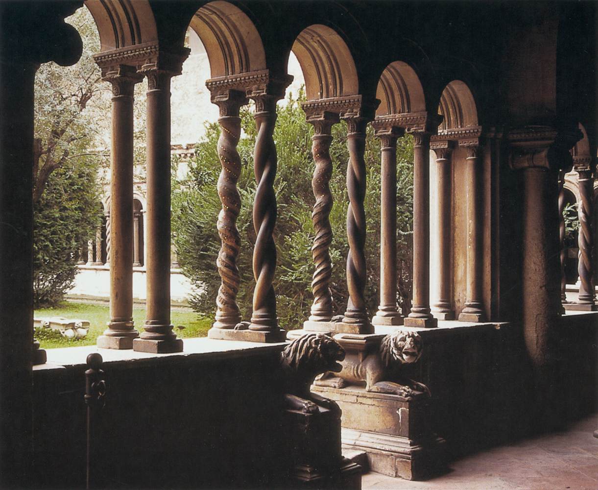 Cloister gallery by