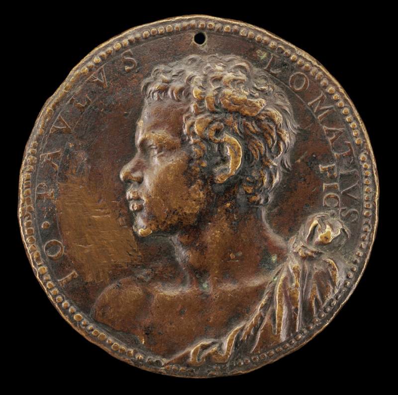 Giovanni Paolo Lomazzo (obverse) by FONTANA, Annibale