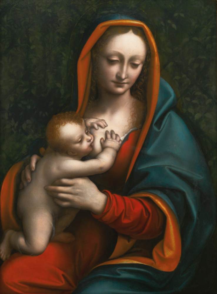 Madonna Suckling the Infant Christ by GIAMPIETRINO