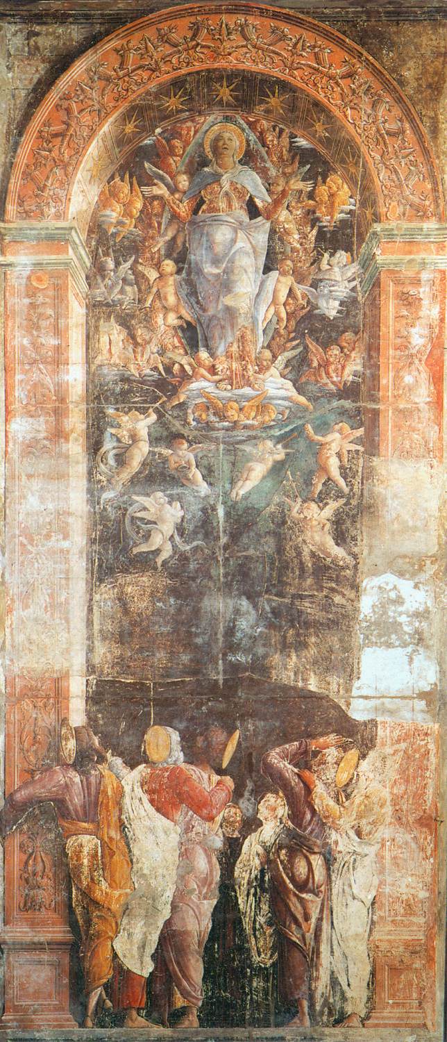 Assumption of the Virgin by MANTEGNA, Andrea