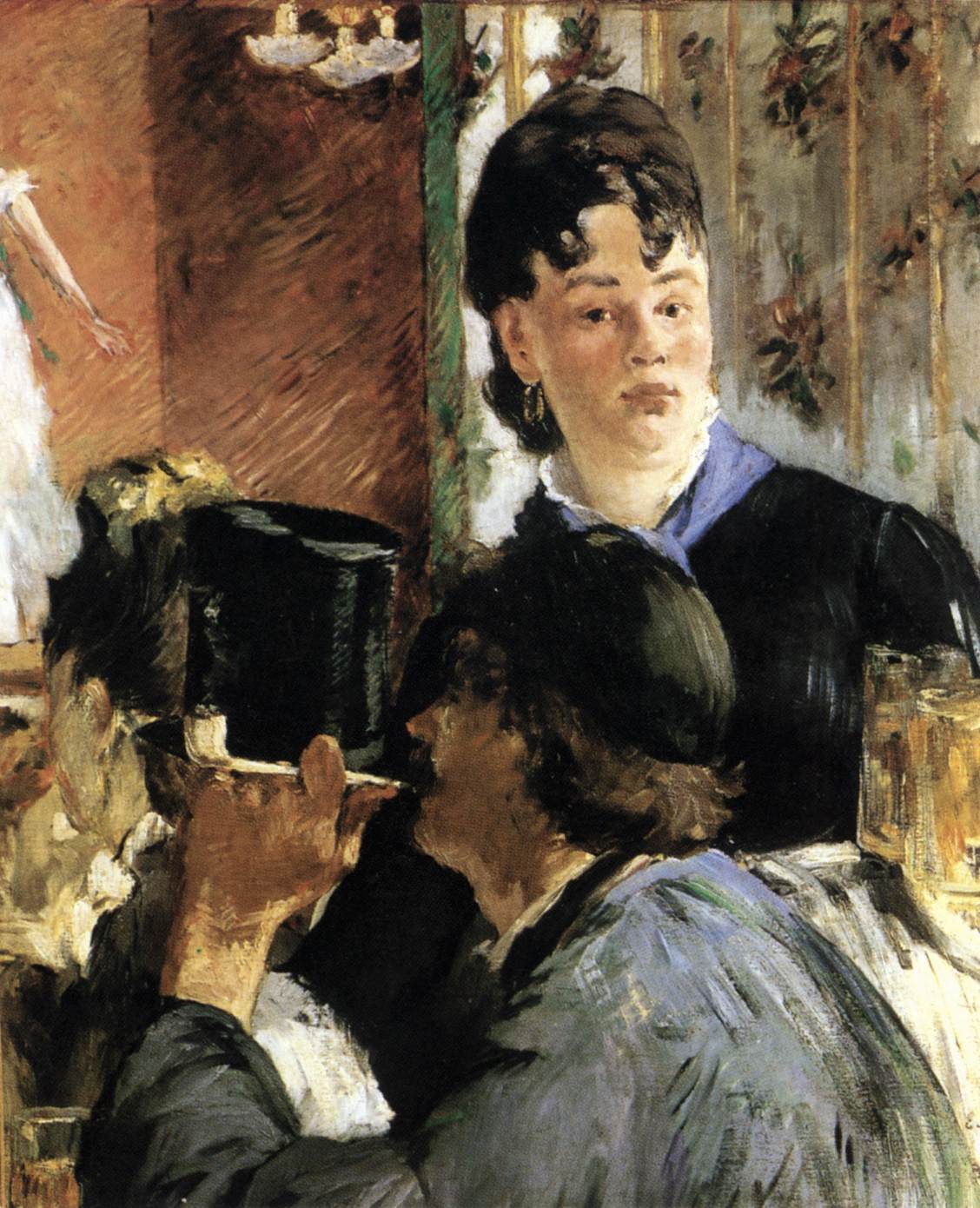 Waitress Serving Bocks by MANET, Edouard