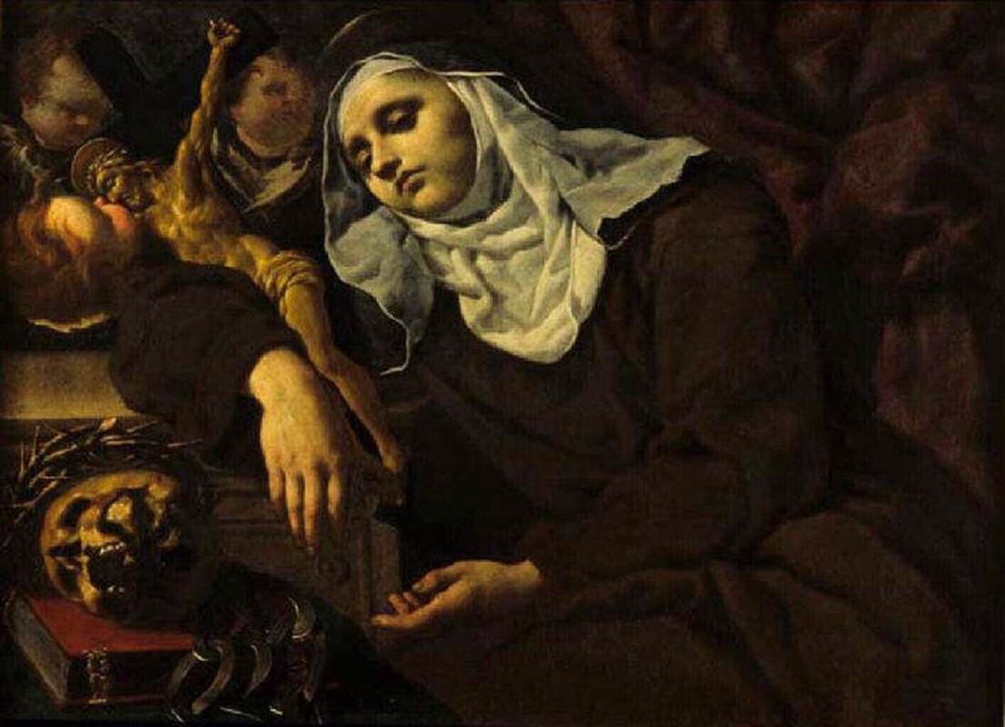 Ecstasy of St Mary Magdalene de' Pazzi by ROSI, Alessandro