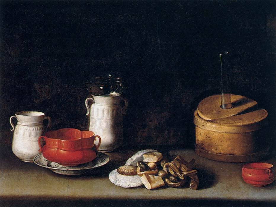 Still-Life with Crockery and Cakes by