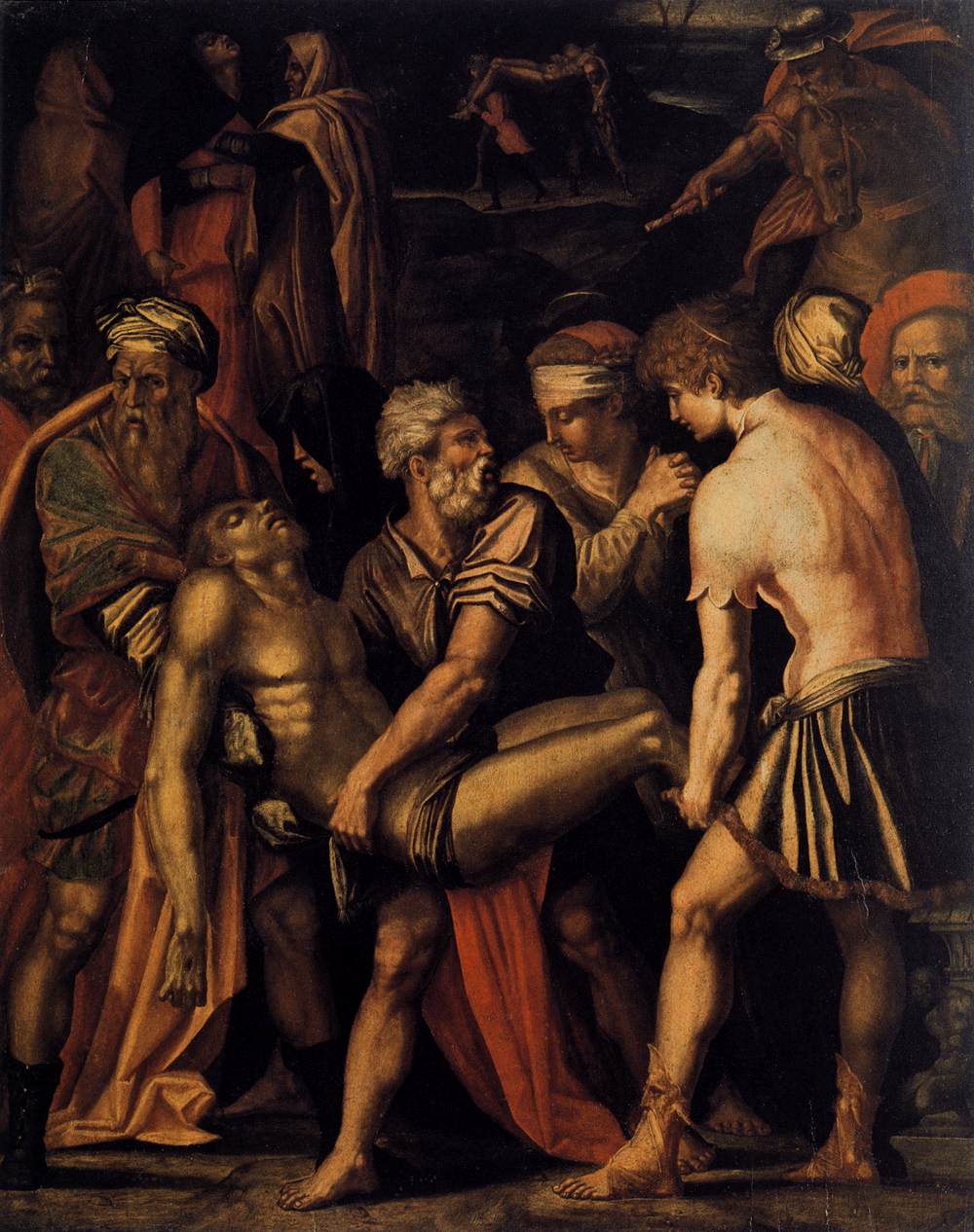 Entombment by VASARI, Giorgio