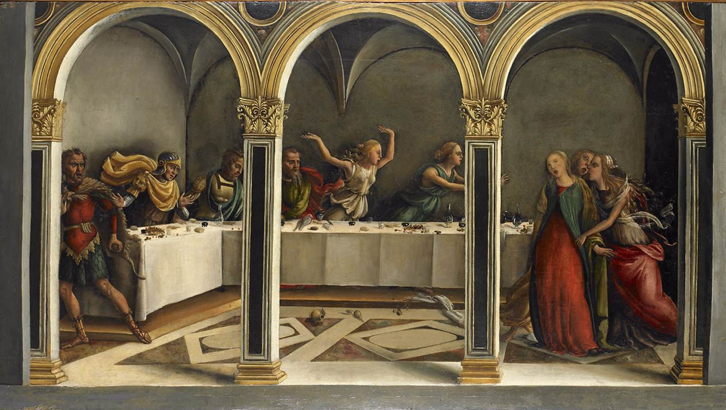 Lucretia Announcing Her Suicide by MAZZIERE, Agnolo di Domenico