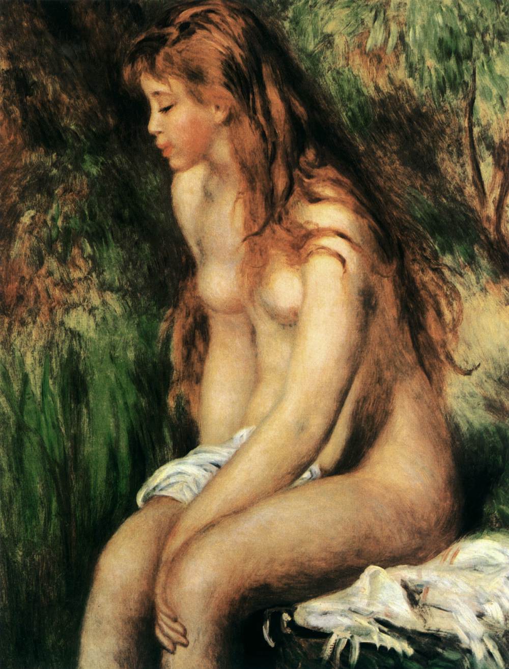 Seated Bather by RENOIR, Pierre-Auguste