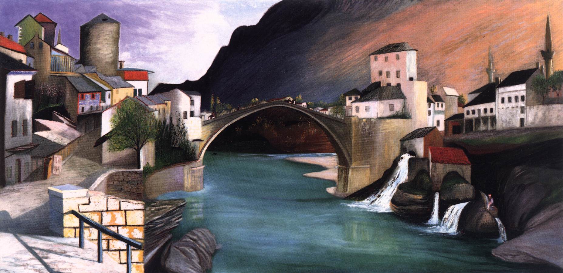 Roman Bridge at Mostar by