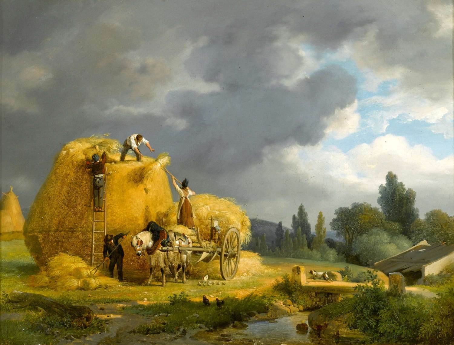 The Harvest by LEPRINCE, Auguste-Xavier