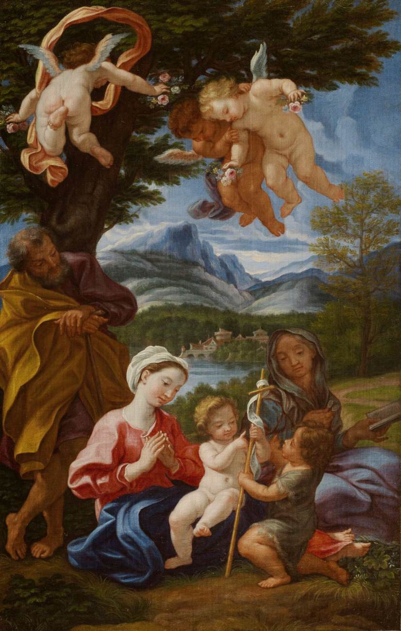 Holy Family with the Young St John the Baptist and St Elizabeth by