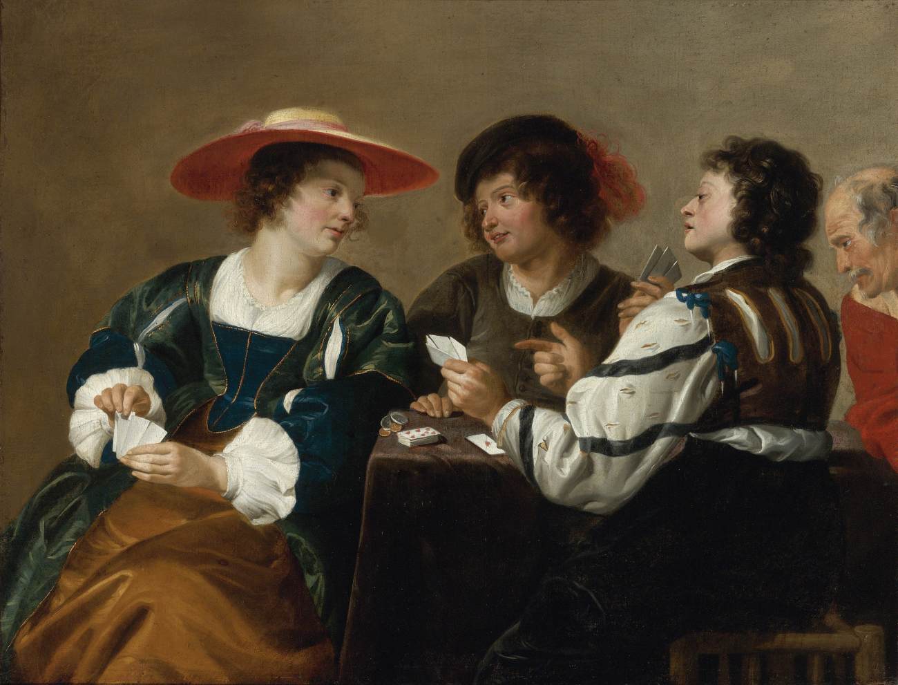 Card Players by ROMBOUTS, Theodor