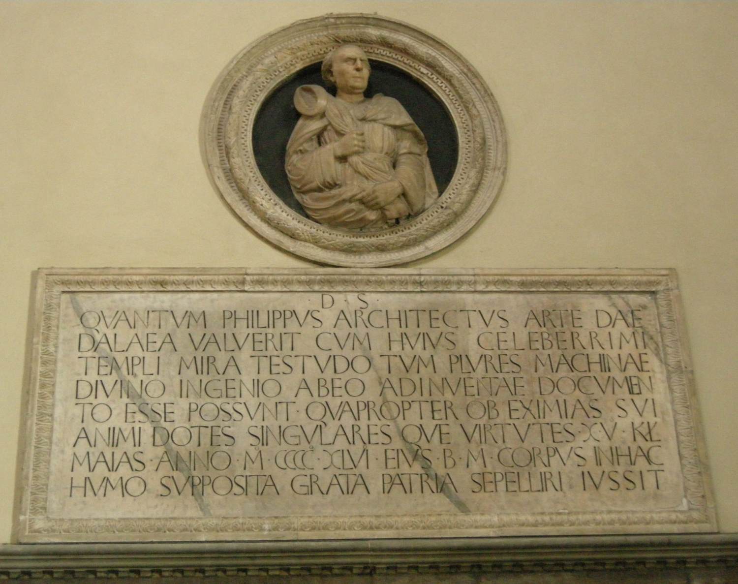 Funerary Monument to Filippo Brunelleschi by