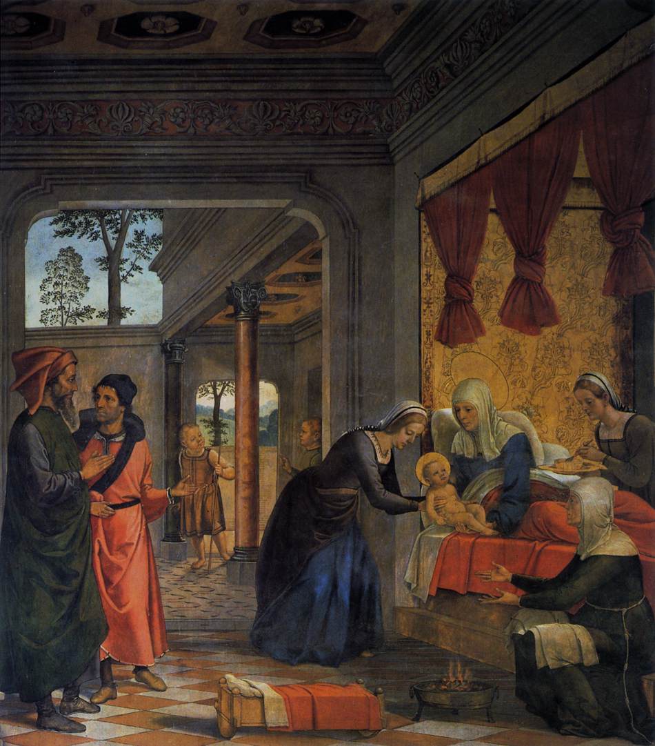 The Birth of the Virgin by BORGOÑA, Juan de