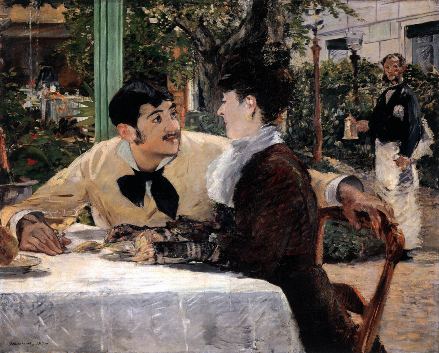 At Père Lathuille by MANET, Edouard