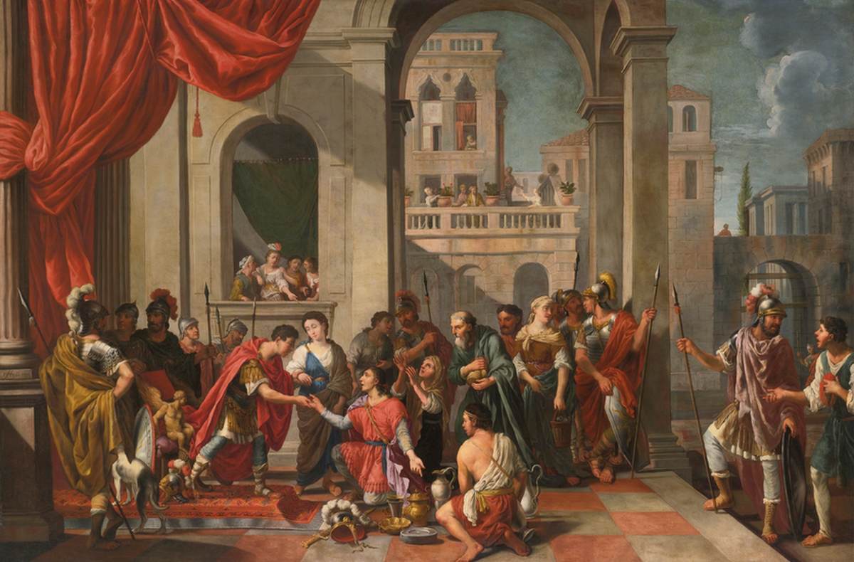 The Continence of Scipio by HEISS, Johann