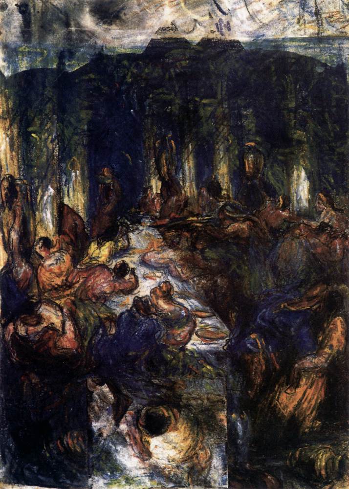 The Orgy, or The Banquet by CÉZANNE, Paul