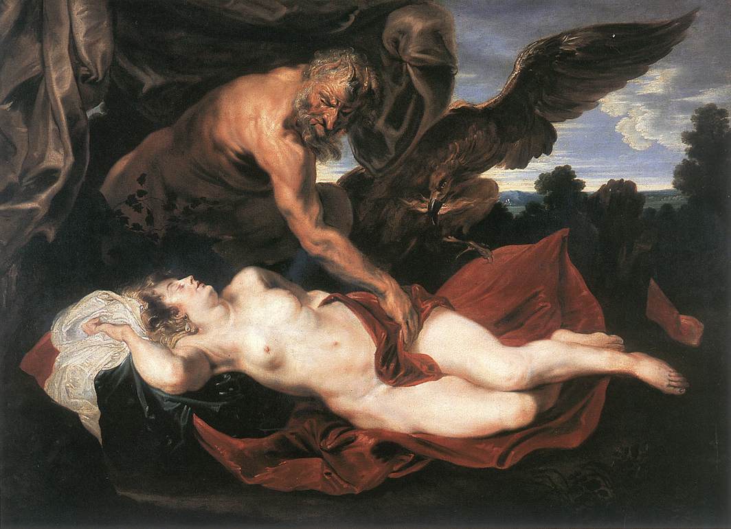 Jupiter and Antiope by DYCK, Sir Anthony van