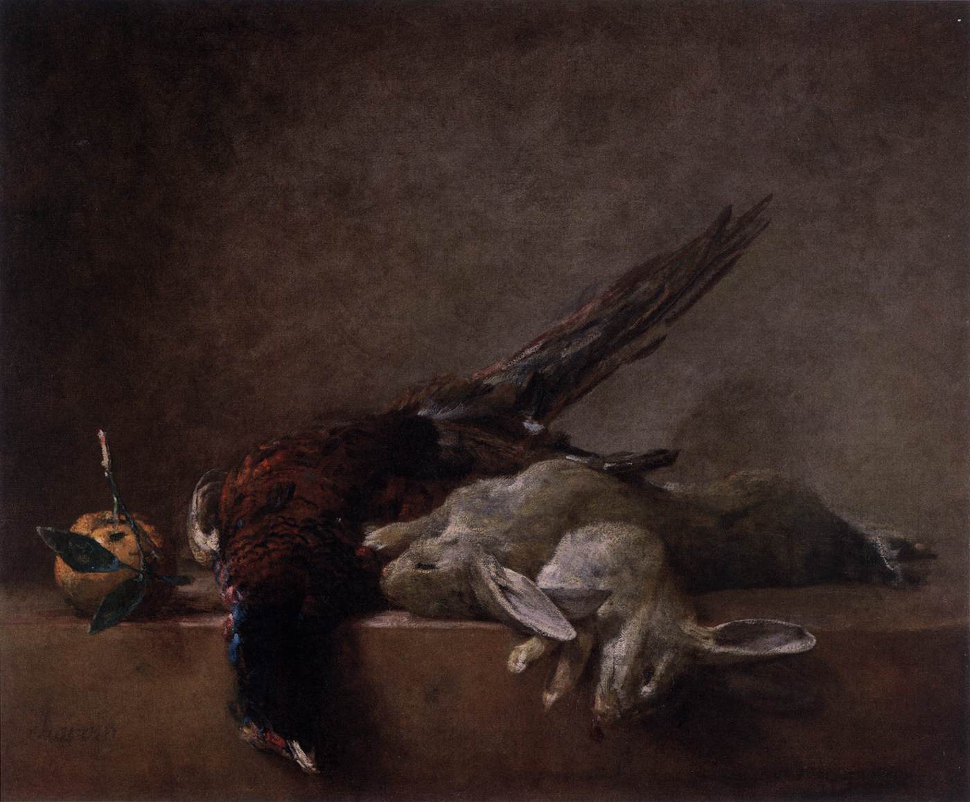 Still-Life with Game by CHARDIN, Jean-Baptiste-Siméon