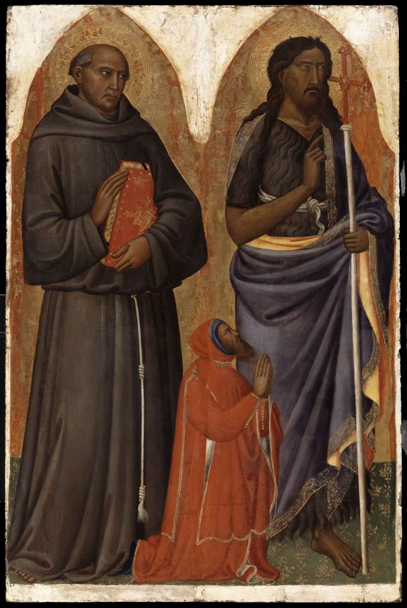 Sts John the Baptist and Anthony of Padua with the Donor Bonifazio Lupi by