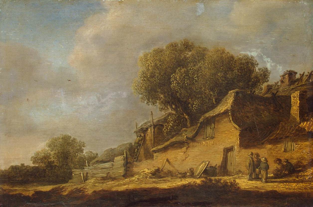 Landscape with a Peasant Cottage by GOYEN, Jan van