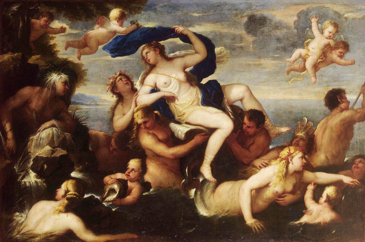 The Triumph of Galatea by GIORDANO, Luca