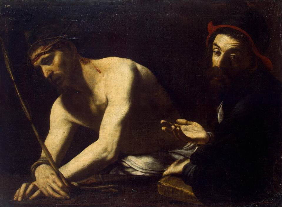 Christ and Caiaphas by CARACCIOLO, Giovanni Battista