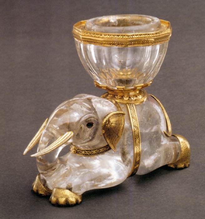 Elephant with Salt Receptacle by LÓPEZ, Francisco