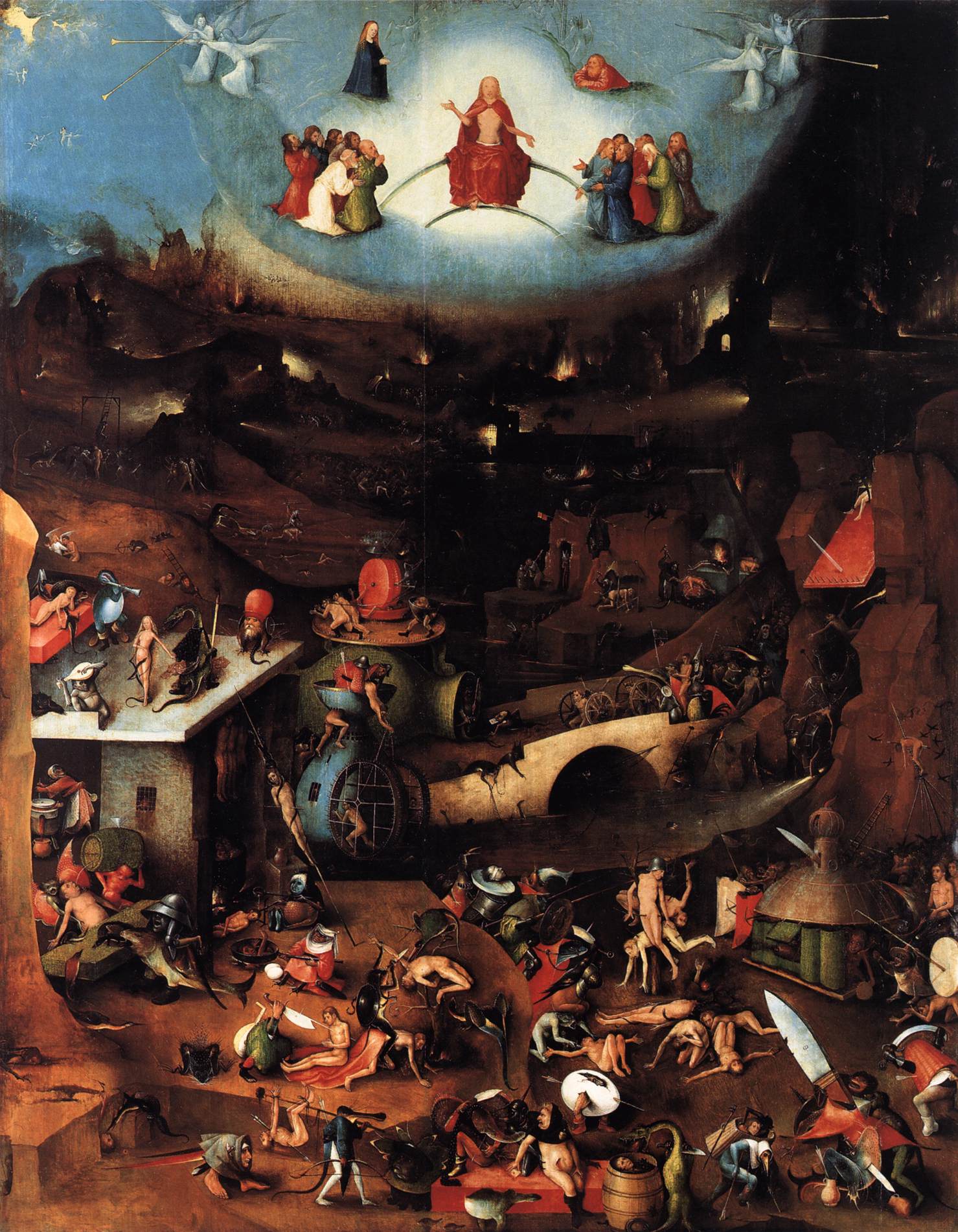 Last Judgment Triptych (central panel) by BOSCH, Hieronymus