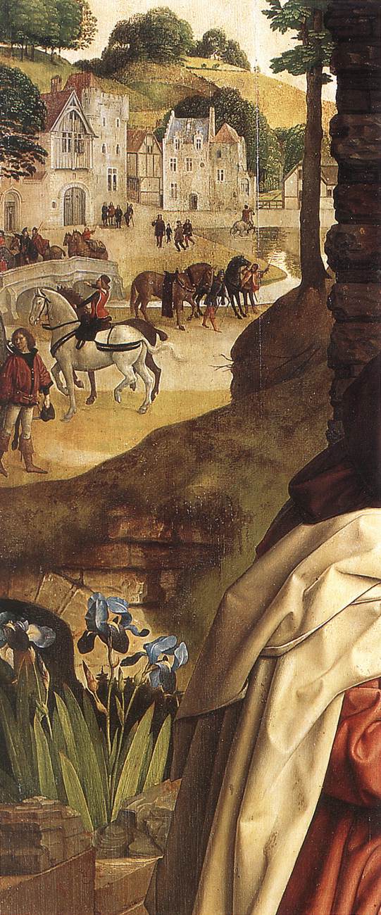 Monforte Altarpiece (detail) by GOES, Hugo van der