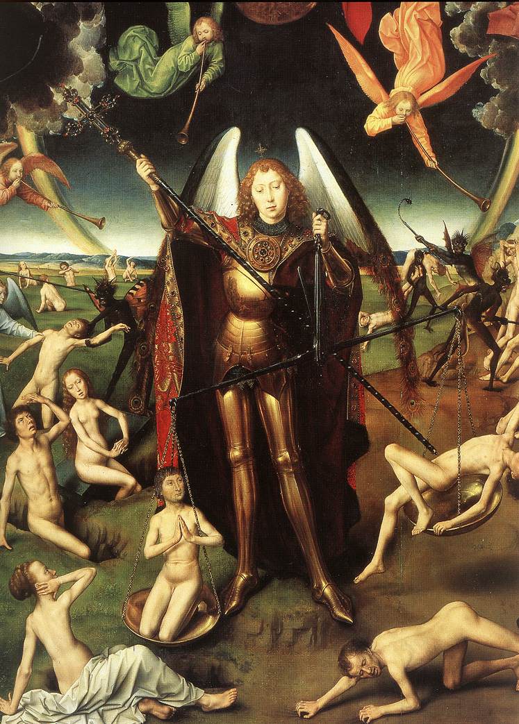 Last Judgment Triptych (detail) by MEMLING, Hans