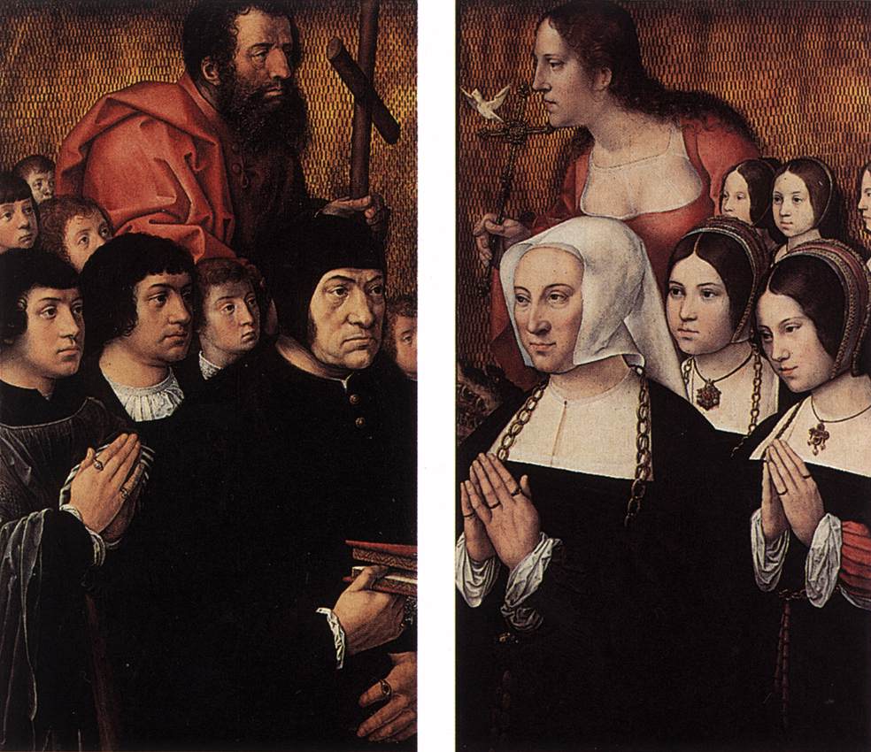 Haneton Triptych (wings) by ORLEY, Bernaert van