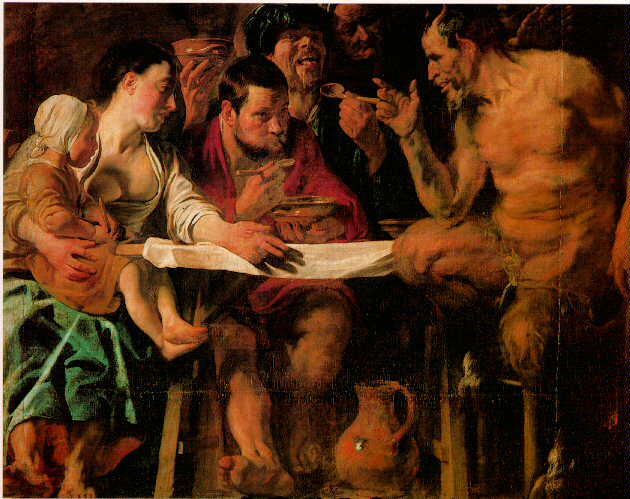 The Satyr and the Peasant by JORDAENS, Jacob