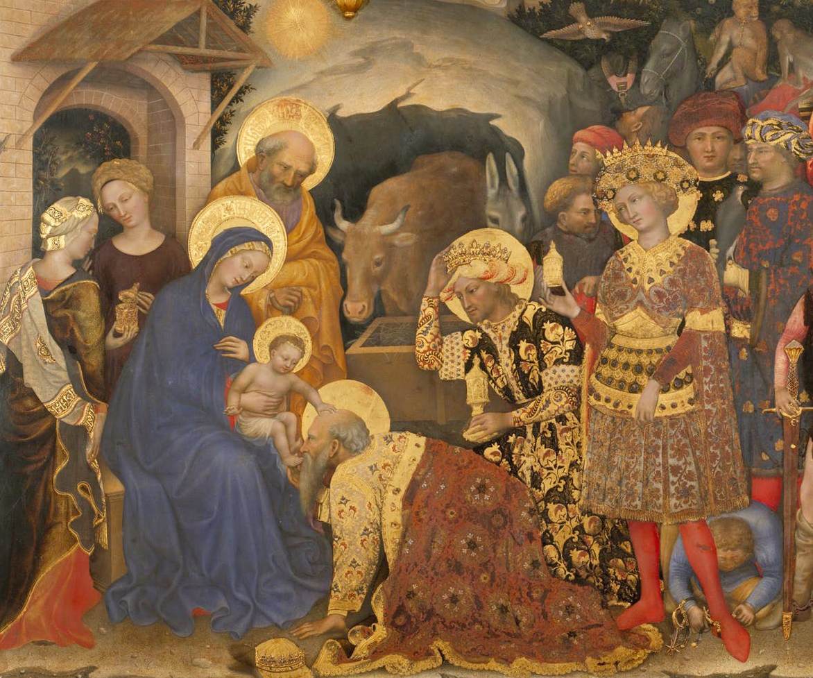 Adoration of the Magi (detail) by