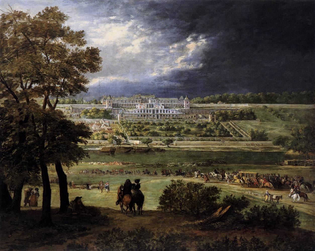 The New Château at Saint-Germain-en-Laye by MEULEN, Adam Frans van der