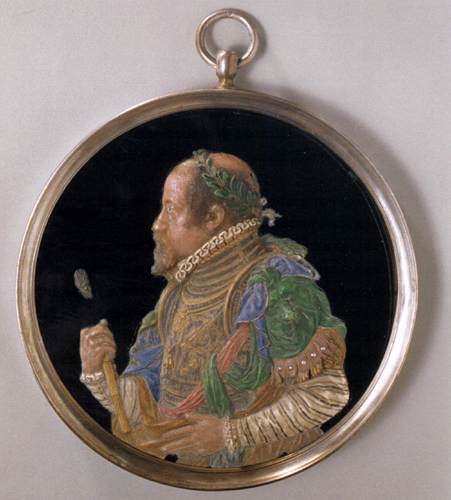 Medallion Portrait of Emperor Maximilian II by ABONDIO, Antonio