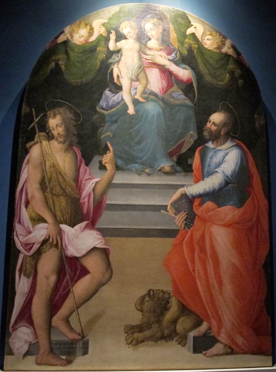 Virgin and Child with Sts John the Baptist and Mark by