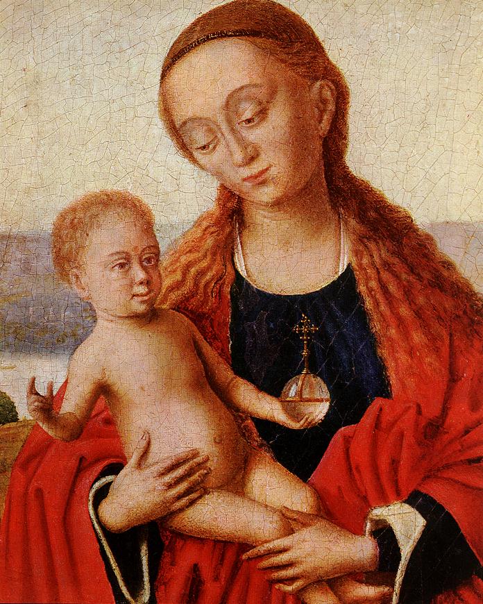 Madonna (detail) by CHRISTUS, Petrus