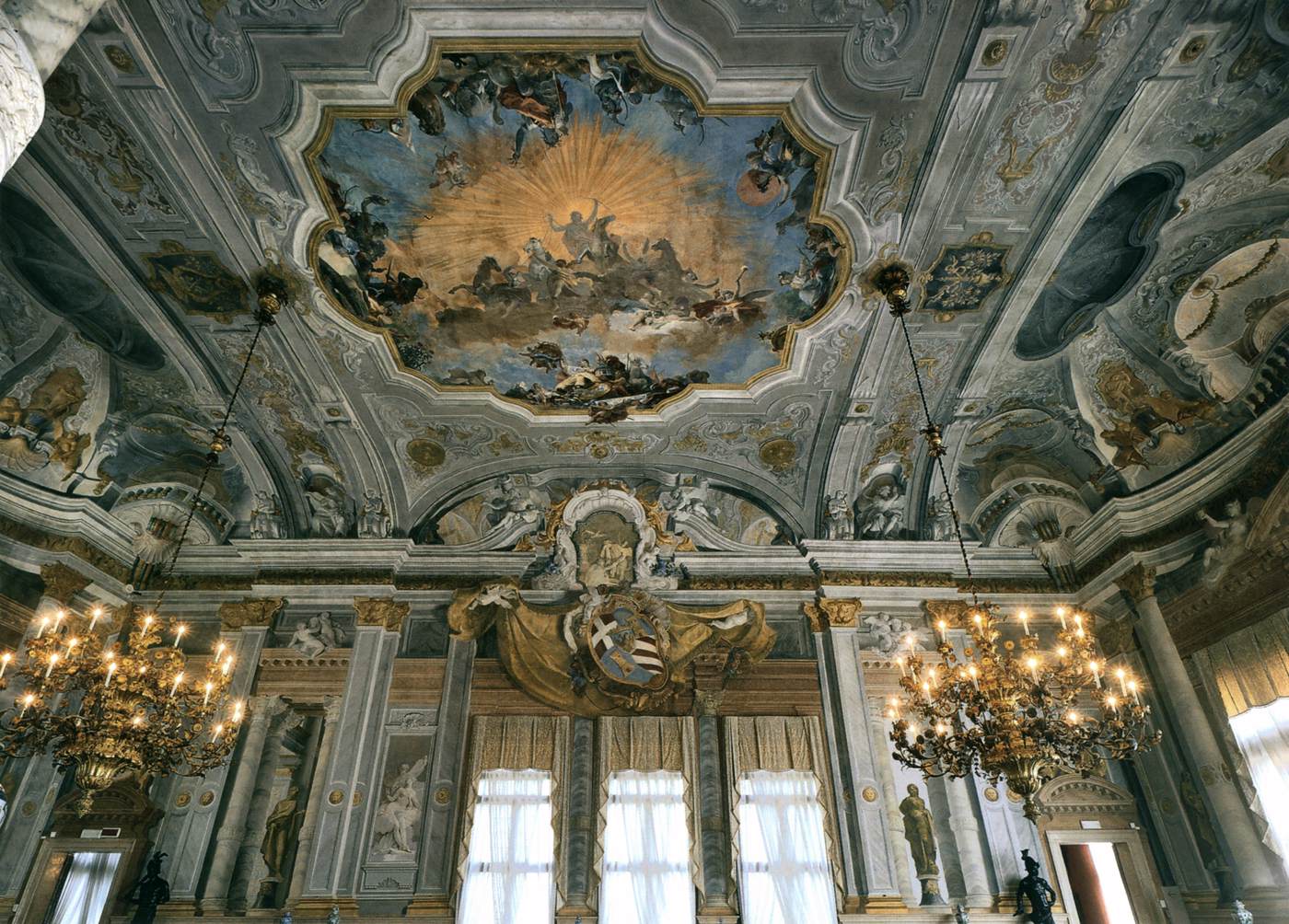 Ceiling decoration by CROSATO, Giovanni Battista